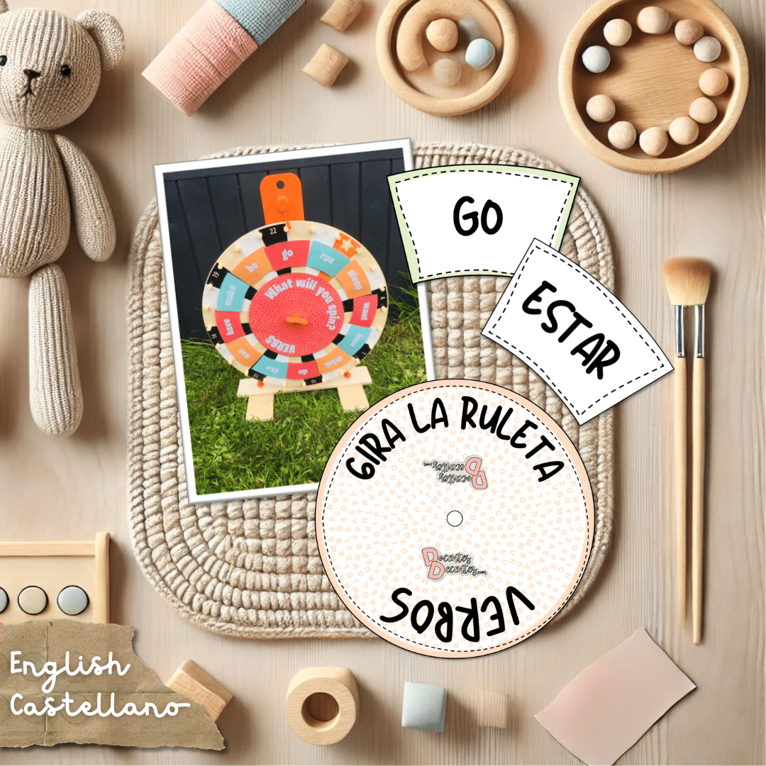 IKEA Wheel VERB GAME - Juego de verbos