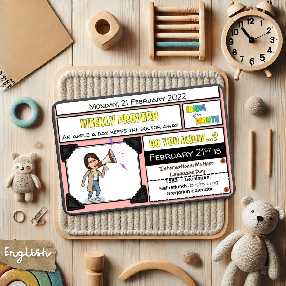 Interactive Calendar for SMART BOARD - Events and anniversaries
