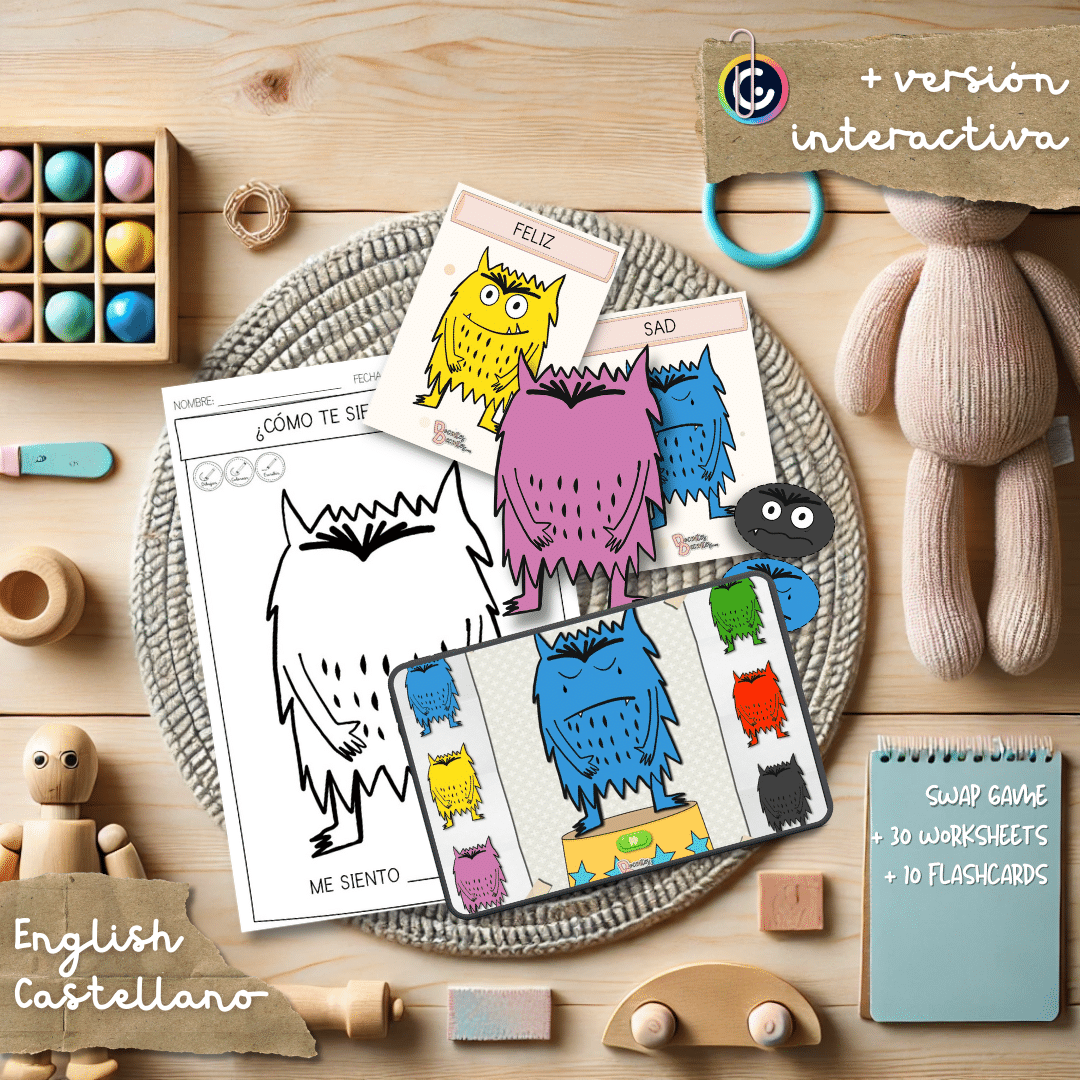 Colour Monster Activity Pack - Pack del Monstruo de Colores