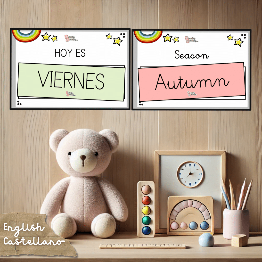 Calendar - Date, Season & Weather Posters - Pósteres del calendario