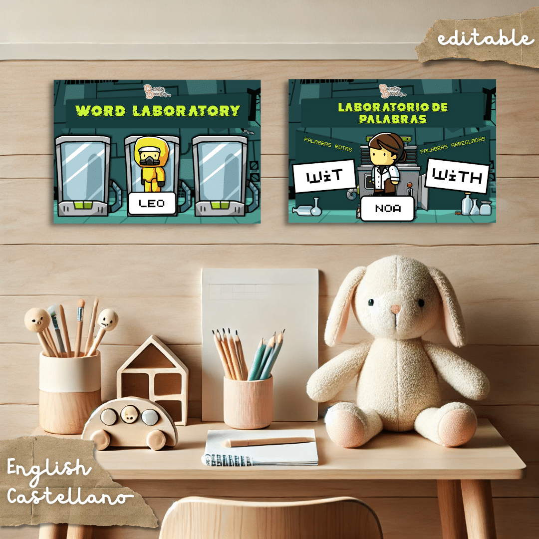 EDITABLE Word Laboratory - Laboratorio de palabras