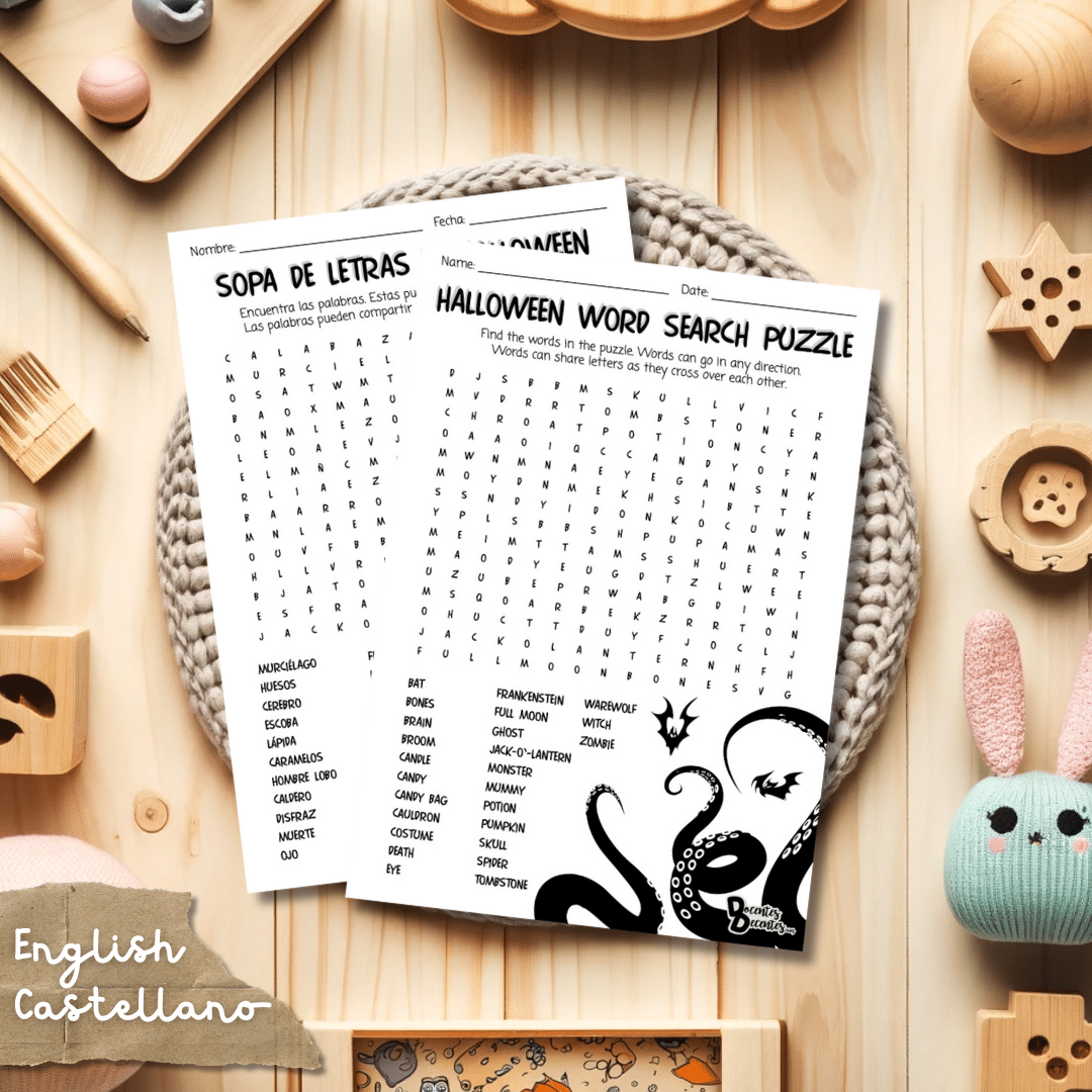 Sopa de letras de Halloween - Halloween Word Search