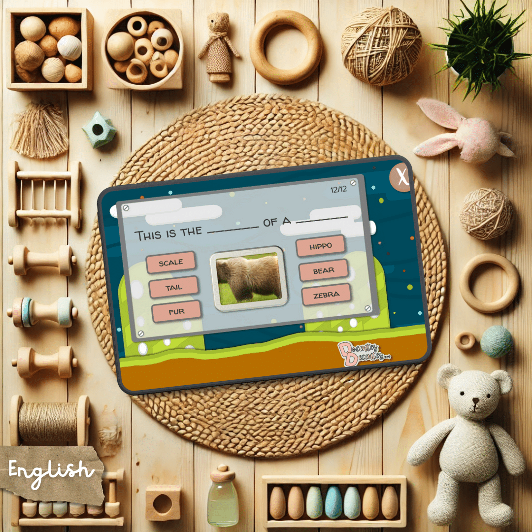 Animal Parts Game - PowerPoint