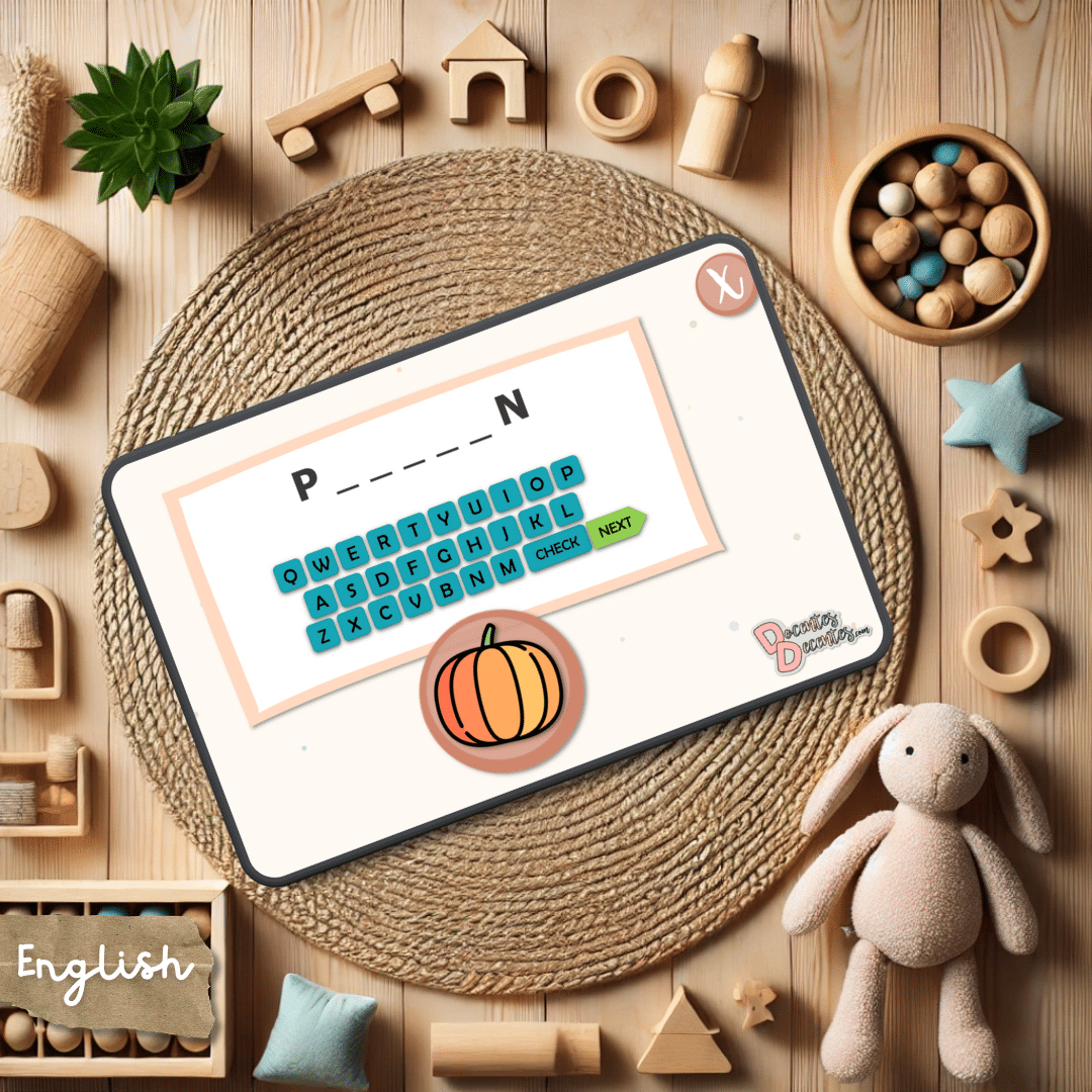 Vegetables Spelling Game - PowerPoint