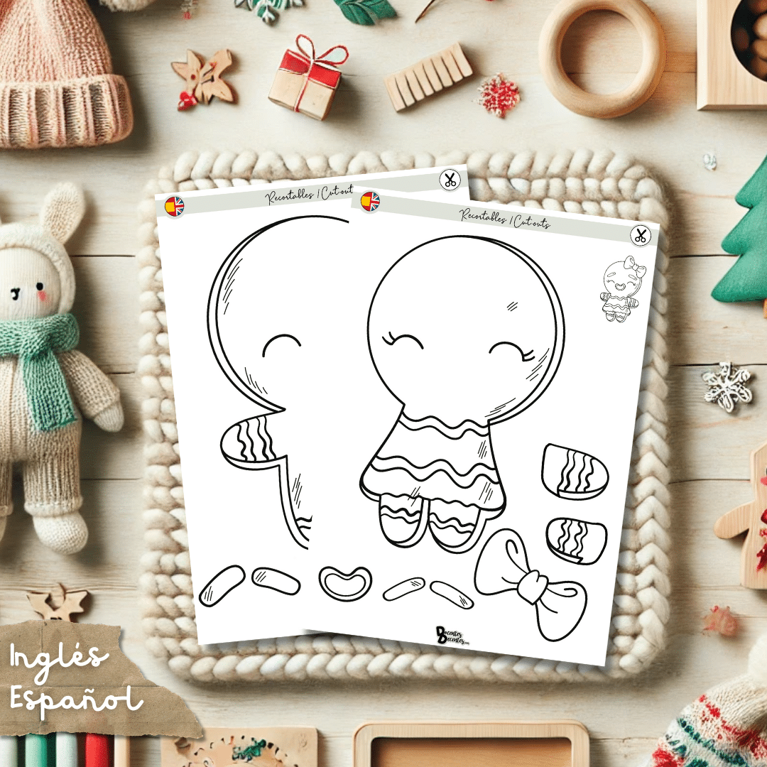 Crea un hombre de jengibre - Build a Gingerbread Man