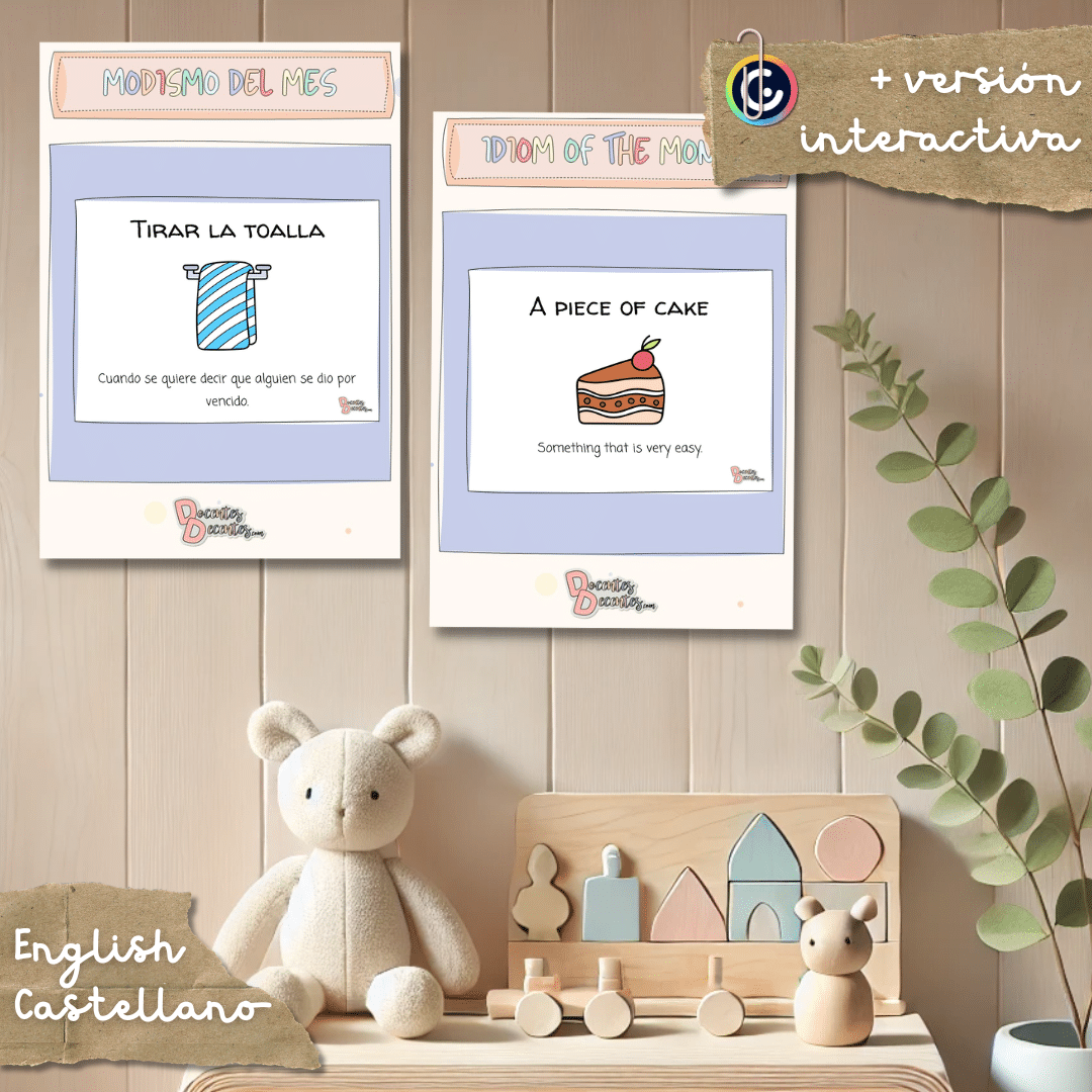 Idiom of the month POSTER - Modismo del mes
