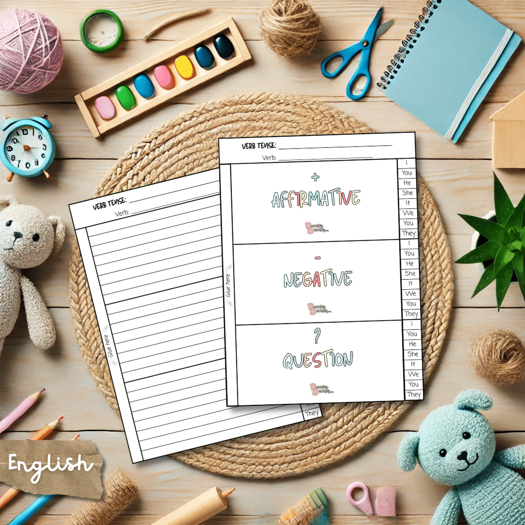 Verb Tenses Flip Book