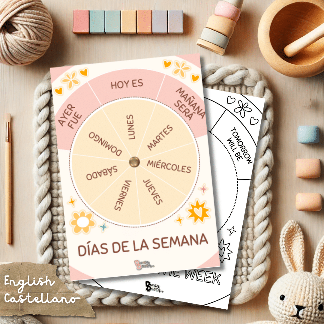 Ruleta de los días de la semana - Days of the Week Wheel