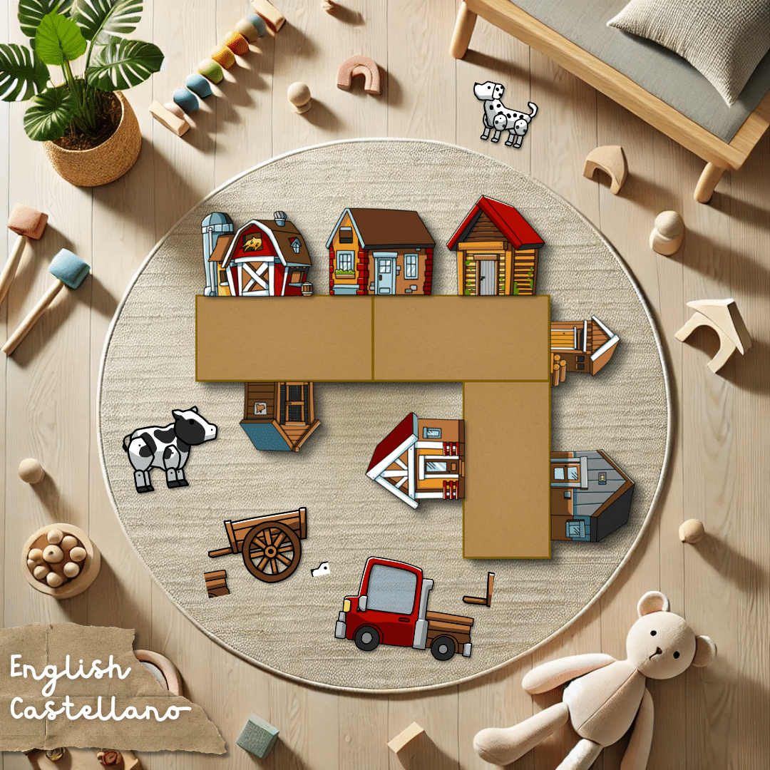 Pack construye tu pueblo – Edificios, carreteras, transportes y animales
